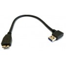 MINI CAVO USB 3.0 AM 90 GRADI A MICRO USB 3.0 da 30 cm UP