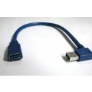 MINI PROLUNGA ANGOLARE USB 3.0 AM / AF 90 GRADI da 30 cm UP