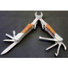Doppia Pinza Multiuso Acciaio-Legno Hobbistica Giardinaggio Fai da Te Bricolage