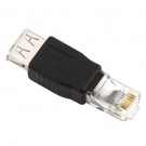 Adattatore USB A-FEMMINA RJ45 LAN ETHERNET MASCHIO