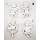 Calamita da Frigo Magnete Resina"SWEET ANGELS"ANGELI BIANCHI 3 ;Fridge Magnet Souvenir 