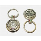 PORTACHIAVI SOUVENIR "VATICANO JUBILEUM GIUBILEO TONDO";JUBILEE KEYCHAIN FROM ITALY