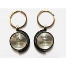PORTACHIAVI SOUVENIR "VATICANO JUBILEUM GIUBILEO SHINY ROLLING";JUBILEE KEYCHAIN FROM ITALY