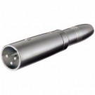 Adattatore XLR Cannon Maschio ad Audio 6,35mm Femmina Mono