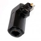 Adattatore AUDIO TOSLINK ingresso stereo a Cavo fibra Ottico digitale 90 GRADI