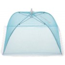 QUADRATA COPRI VIVANDE RIPIEGABILE BLU NYLON COPRIVIVANDE PER CIBI ANTI INSETTI E MOSCHE 
