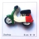 Calamita Magnete Frigo Fridge Magnets ROMA MOTORINO TRICOLORE