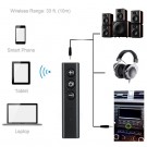 RICEVITORE BLUETOOTH CLIP VIVAVOCE TELECOMANDO RICARICABILE MUSIK ZF-350