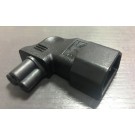 CONNETTORE VDE C14 M/C5 F 90 GRADI ORIZZONTALE IEC M/C5 F DOWN