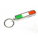 SOUVENIR DALL'ITALIA TAGLIAUNGHIE IN METALLO CON BANDIERA TRICOLORE