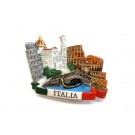 CALAMITA FRIGO SOUVENIR ITALIA  MONUMENTI MISTI GONDOLA 