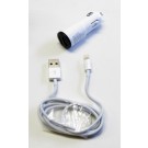KIT ALIMENTAZIONE CARCABATTERIA 2 IN 1 PER AUTO LIGHTNING DUAL POWER