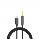 CAVO ADATTATORE TYPE-C AUX JACK 3.5mm 1 Mt RIVESTIMENTO NYLON