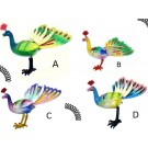 Calamita Magnete Frigo Pavone con molla;Fridge Magnets Peacock