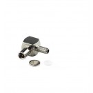 CONNETTORE COASSIALE TS9 DA CRIMPARE PLUG RIGHT ANGLE 90 gradi