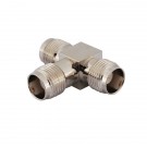 CONNETTORE COASSIALE SPLITTER TNC A 3 VIE FEMMINA