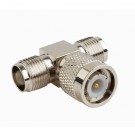 CONNETTORE COASSIALE ADATTATORE SPLITTER TNC MASCHIO FEMMINA