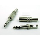 CONNETTORE DIY JACK 6,35 STEREO 