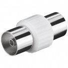 CONNETTORE ADATTATORE ACCOPPIATORE CAVO ANTENNA COASSIALE MASCHIO - FEMMINA