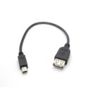 Adattatore cavetto OTG HOST compatibile cavo mini USB maschio / USB 2.0 femmina