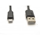 CAVO ALTA QUALITA' RICARICA SMARTPHONE MICRO USB V8 2.1A 3MT D:3.8mm