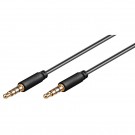 CAVO 1.0Mt AUX JACK MASCHIO-MASCHIO 3.5 TTRS IPHONE IPAD  ETC..