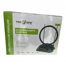 Antenna Attiva TV Amplificata Per Digitale Terrestre DTT DVB-T VHF UHF FULL HD 38dBi