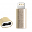 Adattatore Adapter da Tipo Type C Femmina a Maschio 8 Pin Lightning Dati iPhone