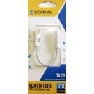 CAVO ADATTATORE CUFFIE AURICOLARI USB TIPO TYPE C MASCHIO A JACK 3.5 FEMMINA AUX