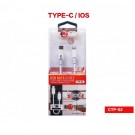 CAVO ADATTATORE USB TYPE-C/IOS FAST CHARGER