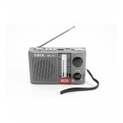Mini Radio Portatile Bluetooth Ricaricabile Fm Mp3 Usb Microsd Torcia Led