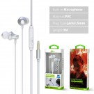 CUFFIE AURICOLARI COMFORT EARPHONE STEREO CON MICROFONO GOMMINI DI RICAMBIO
