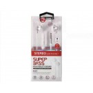 CUFFIE AURICOLARI COMFORT ALUMINIUM EARPHONE STEREO CON MICROFONO