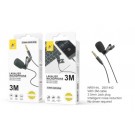 MINI MICROFONO LAVALIER CON CLIP JACK 3.5mm 3Mt