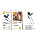 MINI MICROFONO LAVALIER CON CLIP JACK 3.5mm 2Mt