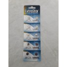 EXTRASTAR BATTERIA A BOTTONE AG5 LR754, LR48, 193 ALKALINE BATTERY 1,5V