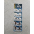 EXTRASTAR BATTERIA A BOTTONE AG12, LR1142, LR43, 186 ALKALINE BATTERY 1,5V
