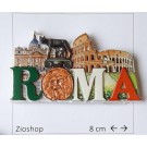 Calamita Magnete Souvenir from Italy "MONUMENTI MISTI IN RESINA" Fridge Magnets