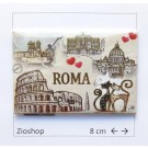 Calamita Magnete Frigo Souvenir Roma Love in Rome Fridge Magnets 4126