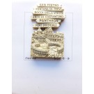 Calamita Magnete Souvenir ROMA Monumenti Indicazioni  Fridge Magnet From Italy Rome
