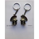 Portachiavi  Souvenir Roma  ELMO CENTURIONE ROMANO Porta Chiave in Metallo keychain Rome Italy