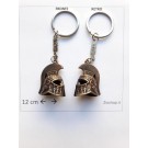 Souvenir Roma Portachiavi  ELMO CENTURIONE Porta Chiave in Metallo  keychain Rome Italy