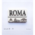 Calamita Frigo Magnete Souvenir ROMA Alto Rilievo 3 Monumenti FRIDGE MAGNET Italy Rome