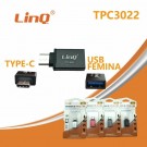 Adattatore Convertitore OTG da USB Tipo C TYPE C Maschio a USB 3.0 Femmina per Tablet Smartphone