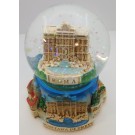 65mm PALLA DI NEVE SFERA IN VETRO ROMA FONTANA DI TREVI SNOWGLOBE SOUVENIR FROM ROME 4433