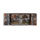 IDEA REGALO Tazza Tazze Coppia in Love Souvenir Ricordo Romantico Roma 'LOVE IN THE AIR' 4649