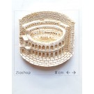 Souvenir From Italy Calamita Frigo Fridge Magnets ROMA COLOSSEO IN MARMO 5227
