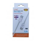 Cavo Dati e Ricarica LinQ D2905 USB-C / USB-C 80W 1m Fast Charging PD