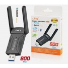 LINQ SCHEDA DI RETE WIRELESS DUAL-BAND 2.4G-5.8G + BLT 600Mbps 5dBi WL1205