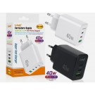 LINQ CARICATORE RAPIDO DOPPIO PD QC 3.0 40W TAC40W